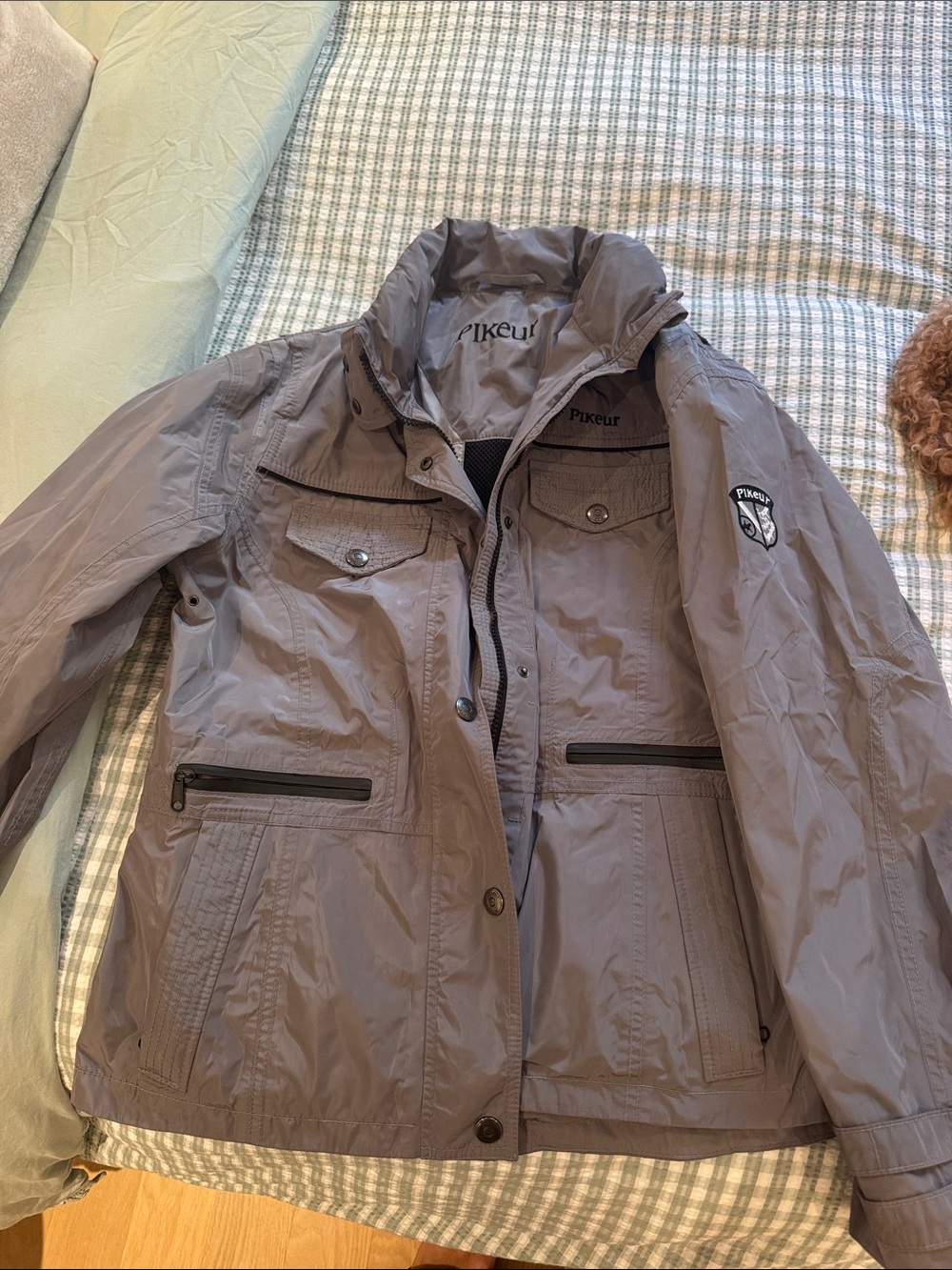 Womens Lightweight Utility Jacket - Taupe Pikeur